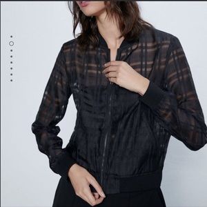 Zara Organza Bomber